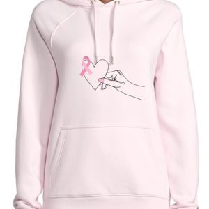 Sweat Coeur sur la main - rose