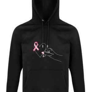 Sweat Coeur sur la main - noir
