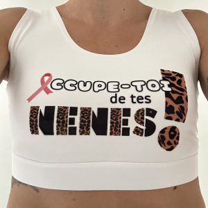 Brassière de sport Octobre Rose