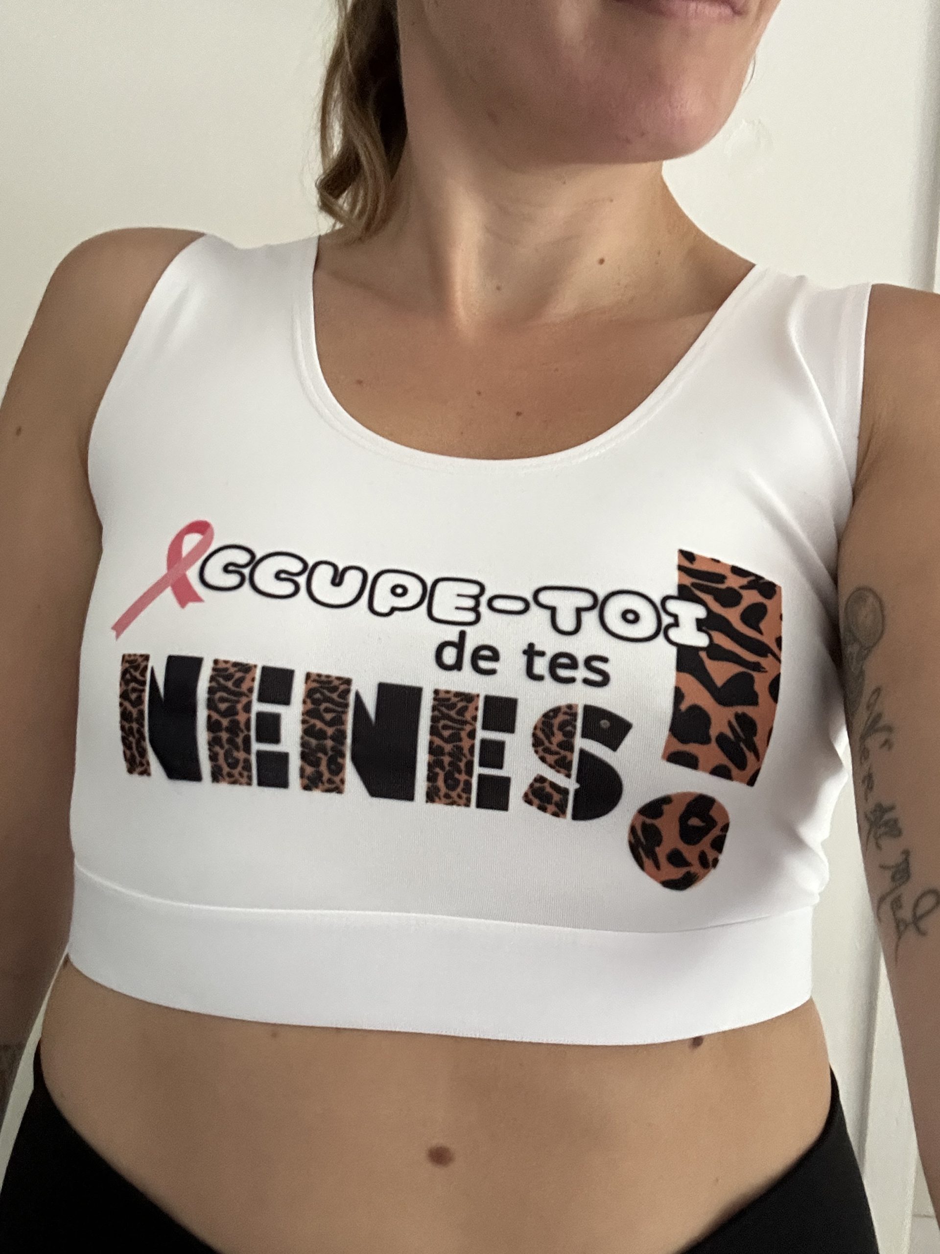 Brassière de sport Octobre Rose – Image 2