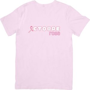 Tshirt ruban octobre - rose