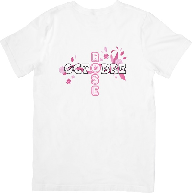 Tshirt donuts fleurs - rose – Image 2