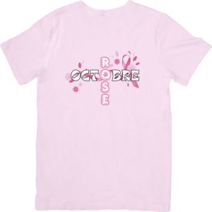 Tshirt donuts fleurs - rose