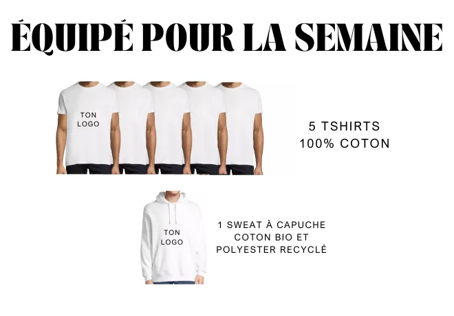Equipé pour la semaine