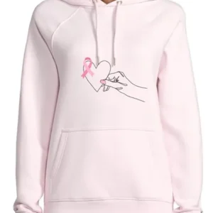 Sweat Coeur sur la main - rose