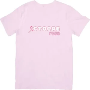 Tshirt ruban octobre - rose