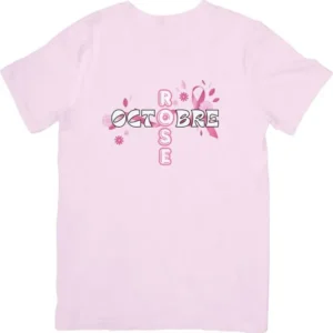Tshirt donuts fleurs - rose