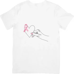 Tshirt coeur sur la main